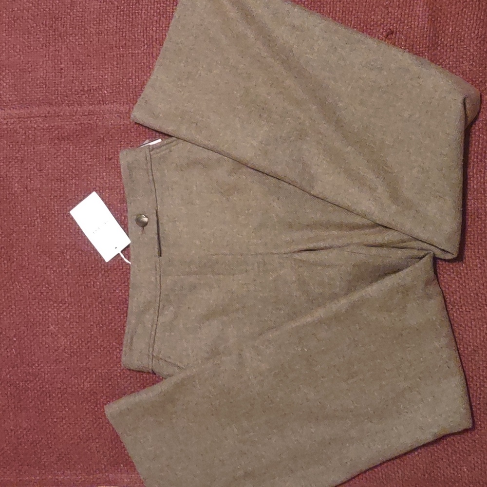 Sezane Pedro Trousers in Taupe size FR40/EUR40/US8 NWT - Picture 4 of 11